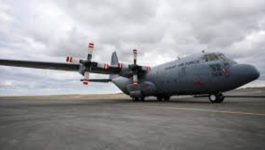 C-130 uçağında patlayıcı izine rastlanmadı