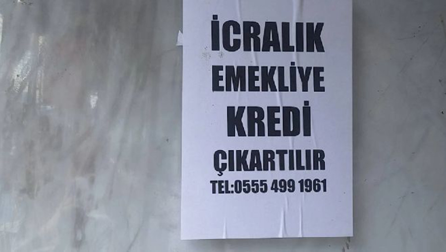 Emekliye hastane önünde borç tuzağı!
